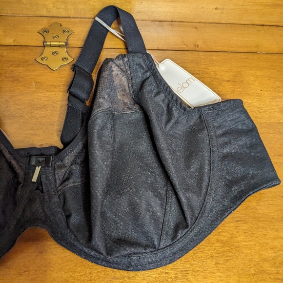 Elomi Black Bra 44DD NWT - Picture 3 of 11